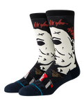 The Stance Mens Michael Myers Crew Socks in Navy