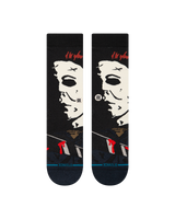 The Stance Mens Michael Myers Crew Socks in Navy