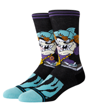 The Stance Mens Taz Crew Socks in Black