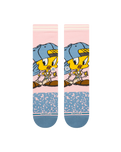 The Stance Mens Tweety Crew Socks in Pink