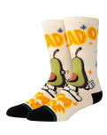 Food Stand Crew Socks in Canvas