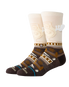 Have Eggnog Crew Socks in Dark Brown