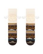 Have Eggnog Crew Socks in Dark Brown