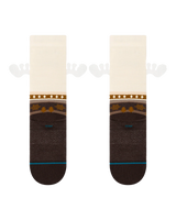 Have Eggnog Crew Socks in Dark Brown