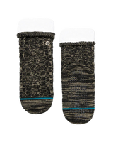 The Stance Womens Aspen Slipper Socks in Washed Black