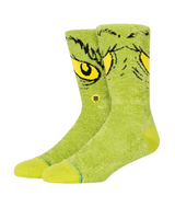 Da Da Da Grinch Socks in Green