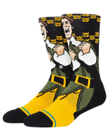 The Stance Mens Elf Smiling My Favourite Socks in Black