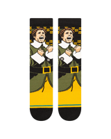 The Stance Mens Elf Smiling My Favourite Socks in Black