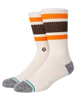 The Stance Mens Boyd Staple Socks in Off White