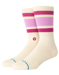 The Stance Womens Boyd Crew Socks in Lavender