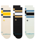 Boyd Crew Sock (3 Pack) in Cream