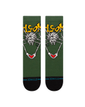 The Stance Mens Welcome Wilbur Crew Socks in Green