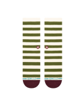 The Stance Mens Breton Crew Socks in Green