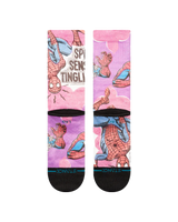 The Stance Mens Spidey Senses Socks in Magenta