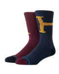 Ron & Harry Crew Socks in Navy