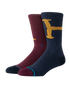 Ron & Harry Crew Socks in Navy