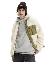 The Levi's® Mens Buchanan Sherpa Fleece Jacket in Egret