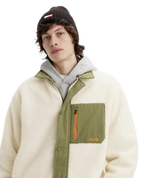 The Levi's® Mens Buchanan Sherpa Fleece Jacket in Egret