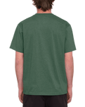 The Volcom Mens Circle Blanks T-Shirt in Fir Green