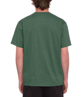 The Volcom Mens Circle Blanks T-Shirt in Fir Green