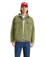 The Levi's® Mens Masonic Patch Pocket Overshirt in Bluish Olive