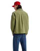 The Levi's® Mens Masonic Patch Pocket Overshirt in Bluish Olive