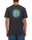 The Volcom Mens Fried T-Shirt in Heather Black