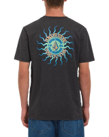 The Volcom Mens Fried T-Shirt in Heather Black