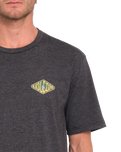 The Volcom Mens Voboxed T-Shirt in Heather Black