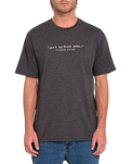 The Volcom Mens Scowboy T-Shirt in Heather Black