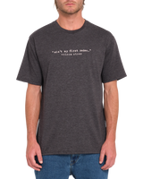 The Volcom Mens Scowboy T-Shirt in Heather Black