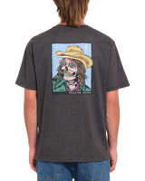 The Volcom Mens Scowboy T-Shirt in Heather Black