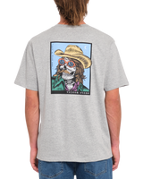 The Volcom Mens Scowboy T-Shirt in Heather Grey