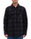 The Volcom Mens Bowered Fleece Overshirt in Navy