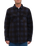 The Volcom Mens Bowered Fleece Overshirt in Navy