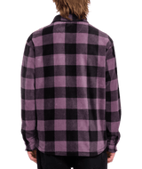 The Volcom Mens Bowered Light Shirt in Vintage Violet