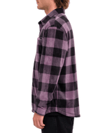 The Volcom Mens Bowered Light Shirt in Vintage Violet