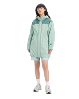 The Levi's® Womens Misty Rain Jacket in Granite Green