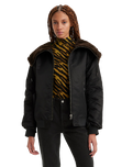 The Levi's® Womens Oversized Hooded Jacket in Caviar