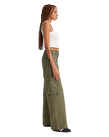 The Levi's® Womens Baggy Cargo Trousers in Olive