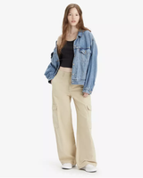 The Levi's® Womens Baggy Cargo Trousers in Safari