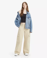 The Levi's® Womens Baggy Cargo Trousers in Safari