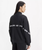 The Levi's® Womens Graphic Flex Zipped Sweatshirt in Caviar