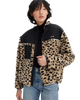 The Levi's® Womens Big Foot Sherpa Fleece Jacket in Leopard