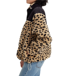 The Levi's® Womens Big Foot Sherpa Fleece Jacket in Leopard