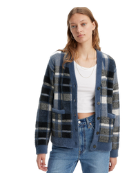 The Levi's® Womens Betty Pocket Cardigan in Vintage Indigo