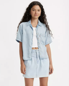 The Levi's® Womens Joyce Resort Shirt in Cool Poole 3
