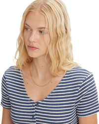 The Levi's® Womens Monica Top in Penny Stripe Coastal Fjord