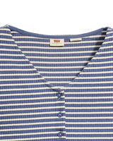 The Levi's® Womens Monica Top in Penny Stripe Coastal Fjord