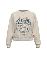 The Levi's® Womens Graphic Signature Sweatshirt in Eagle Egret